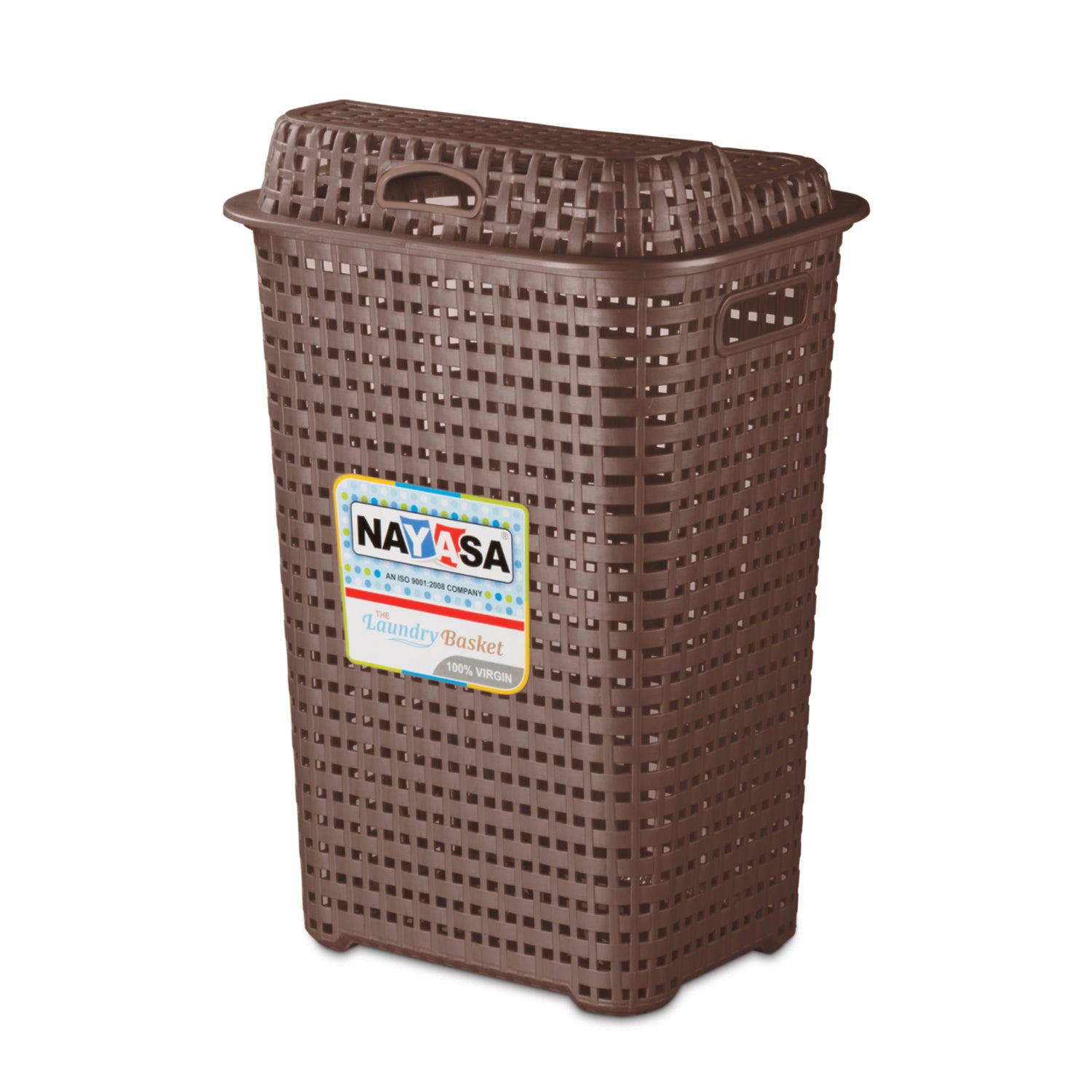Laundry Basket Square Brown
