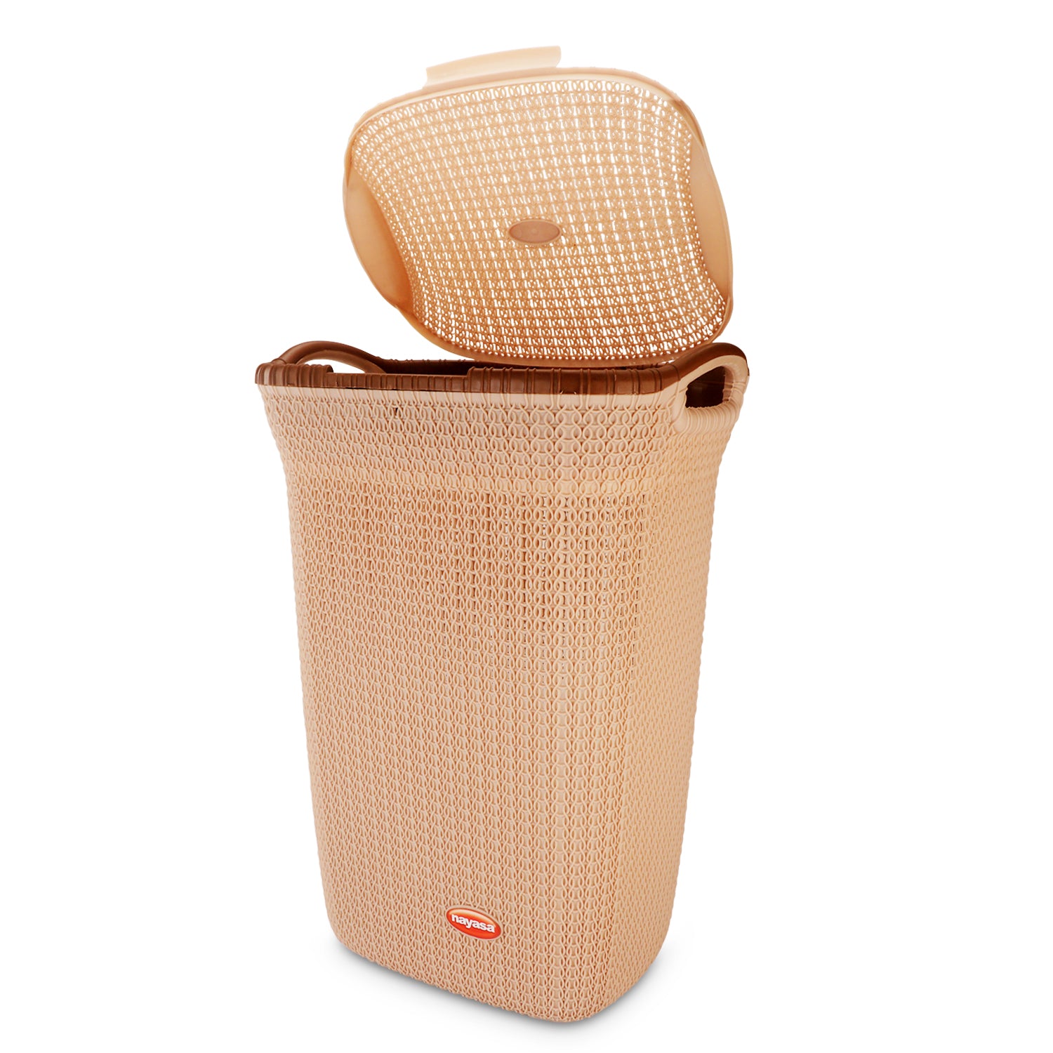 Rope Laundry Basket Light Brown / Small
