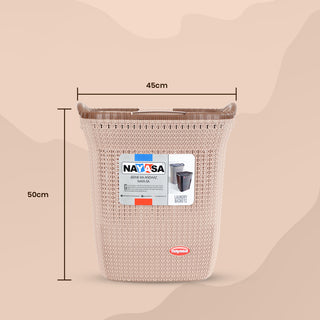 Rope Laundry Basket Light Brown / Small
