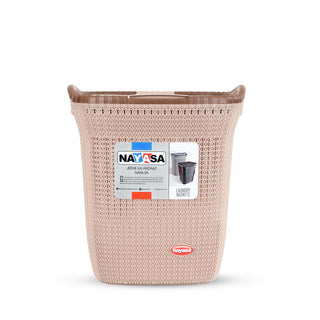 Rope Laundry Basket Light Brown / Small