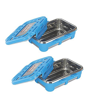 Eco Me Chutney Box 2 Pc Set, 160 ml Blue