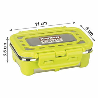 Eco Me Chutney Box 2 Pc Set, 160 ml Green