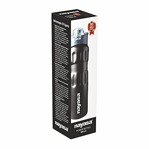 Power Water Bottle, 800 ml Black