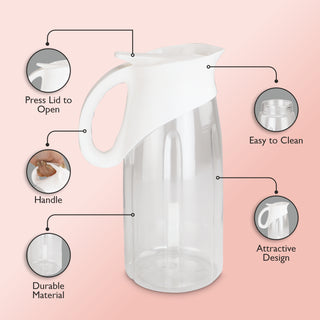 Aviator Jug - 1650 ML White