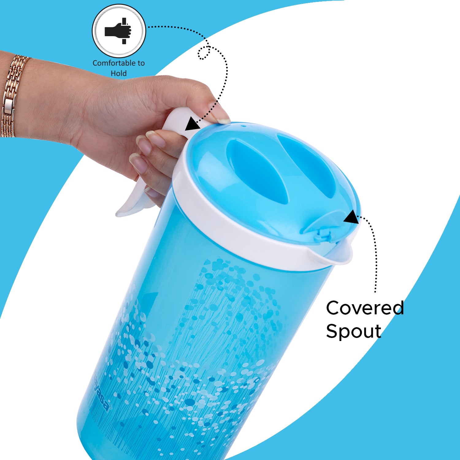 Lavender Jug - 2200 ML Blue