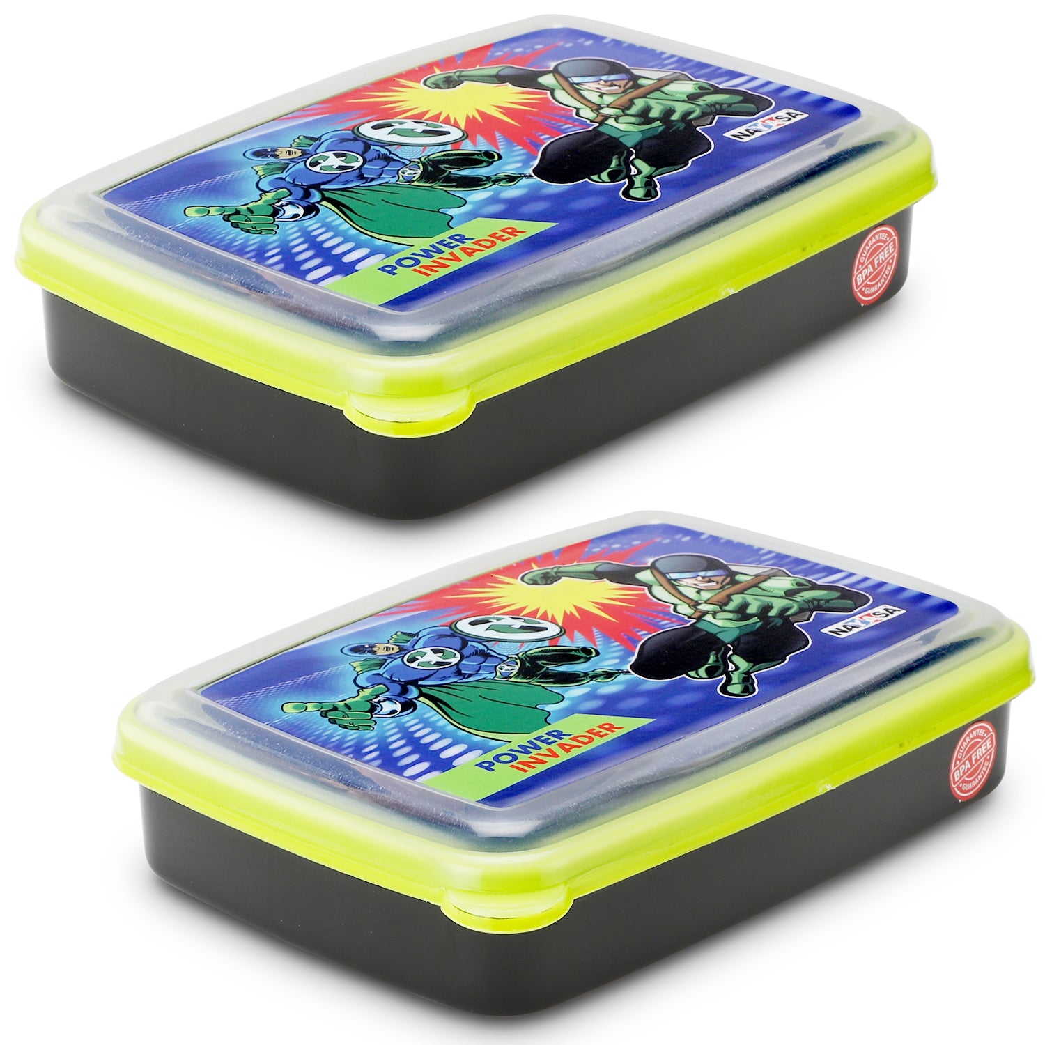 Spill Guard Lunch Box Black