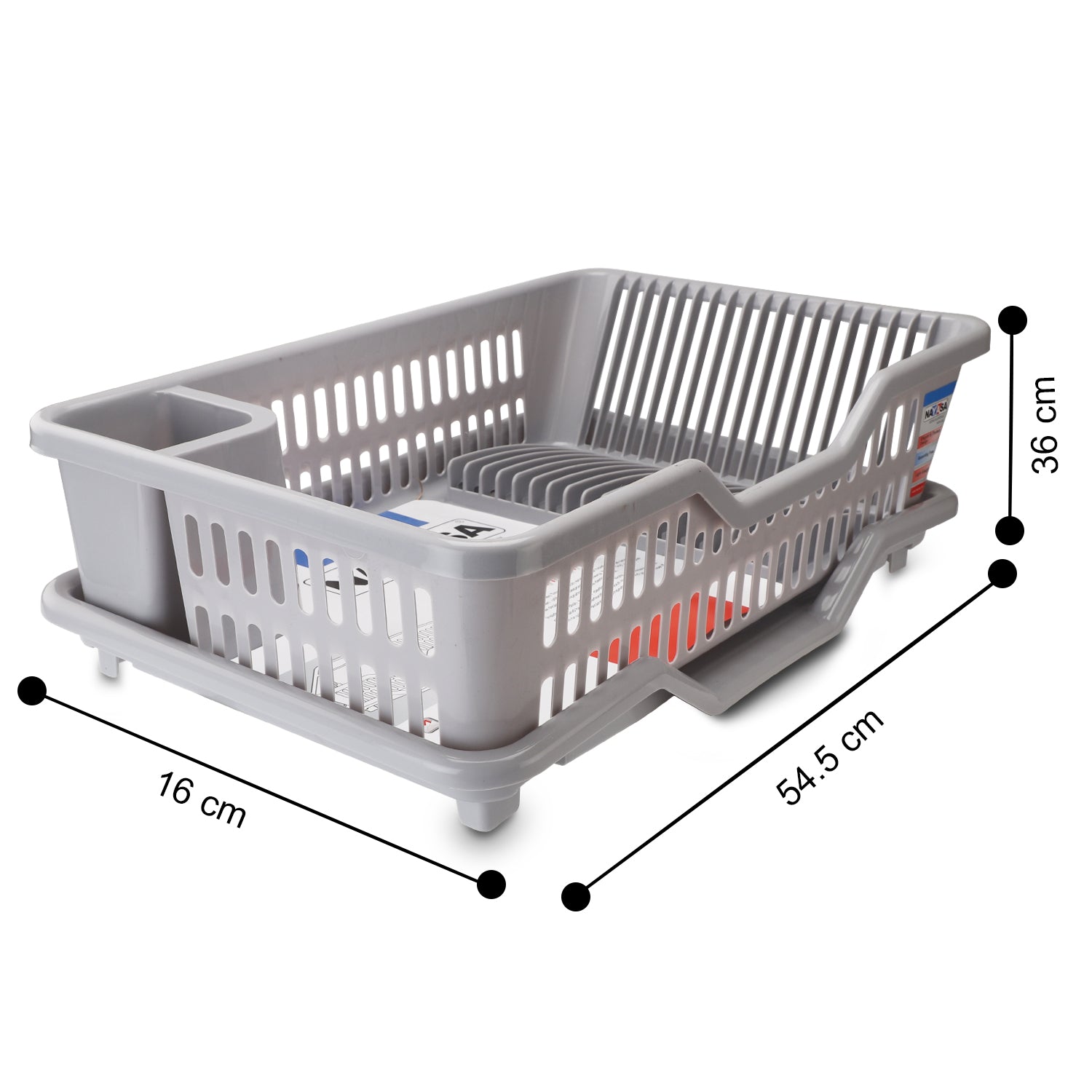 Dimple Kitchen Tray Grey