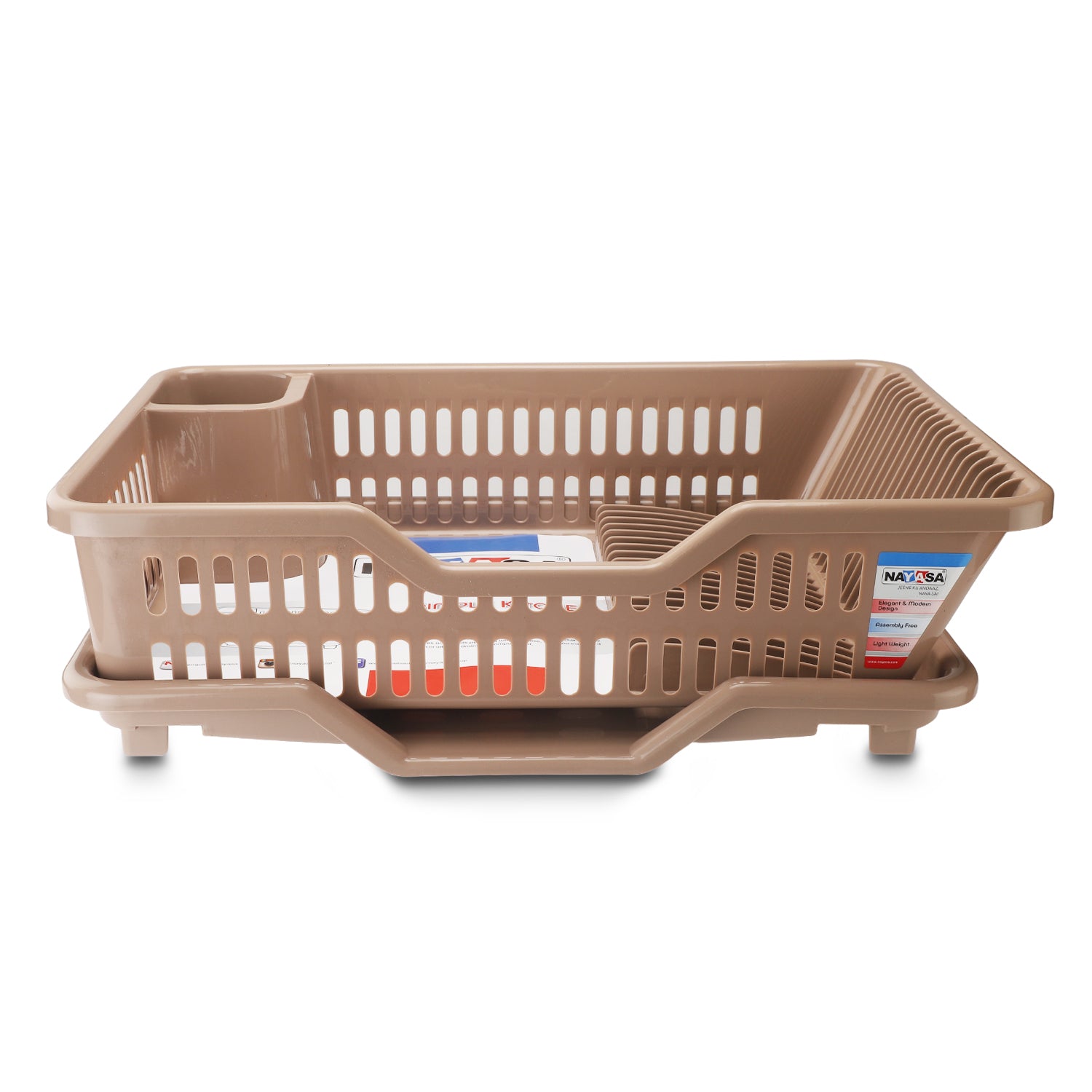 Dimple Kitchen Tray Brown