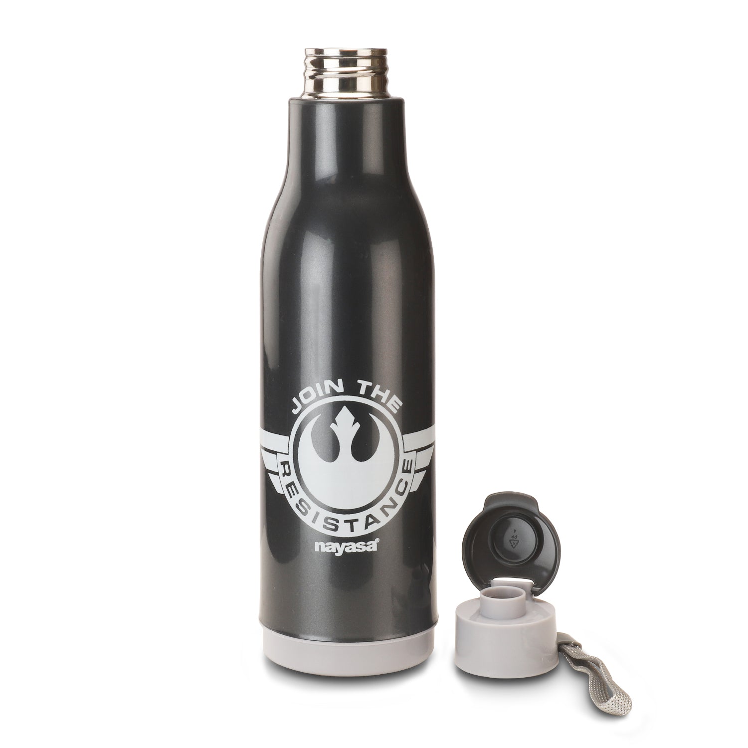 Quench Steel Water Bottle Grey