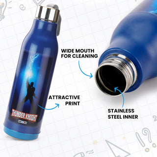 Whip 600 ML Cartoon Print Water Bottle with Steel Inner
