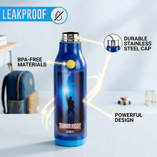 Whip 900 ML Cartoon Print Water Bottle with Steel Inner