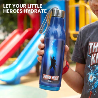 Whip 900 ML Cartoon Print Water Bottle with Steel Inner