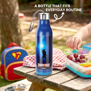 Whip 900 ML Cartoon Print Water Bottle with Steel Inner