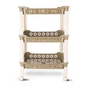 Candy Rectangular Trolley Green / 3 Layer