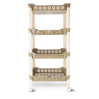 Candy Rectangular Trolley Green / 4 Layer