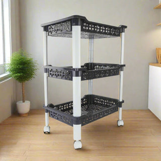 Candy Rectangular Trolley Grey / 3 Layer
