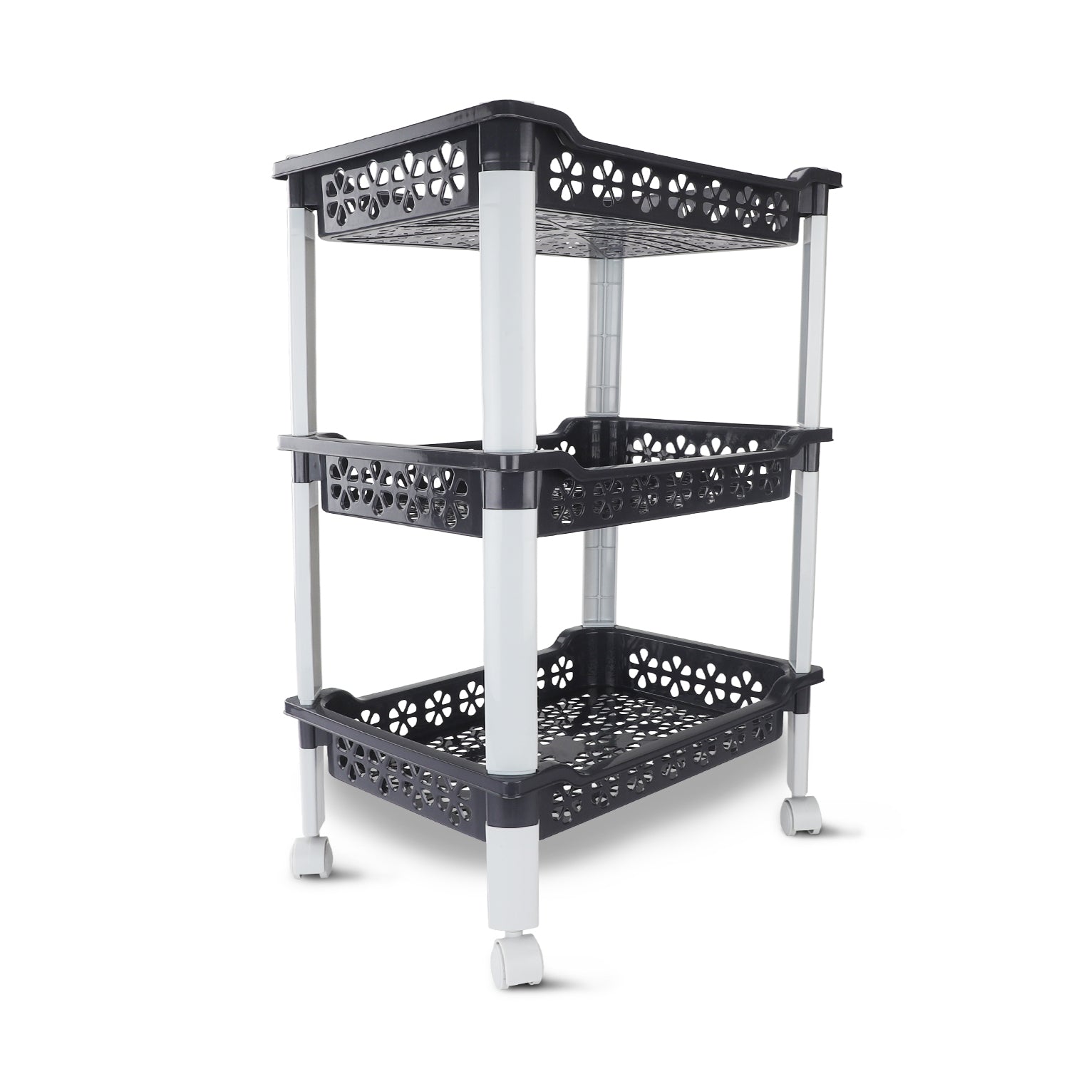 Candy Rectangular Trolley Grey / 3 Layer