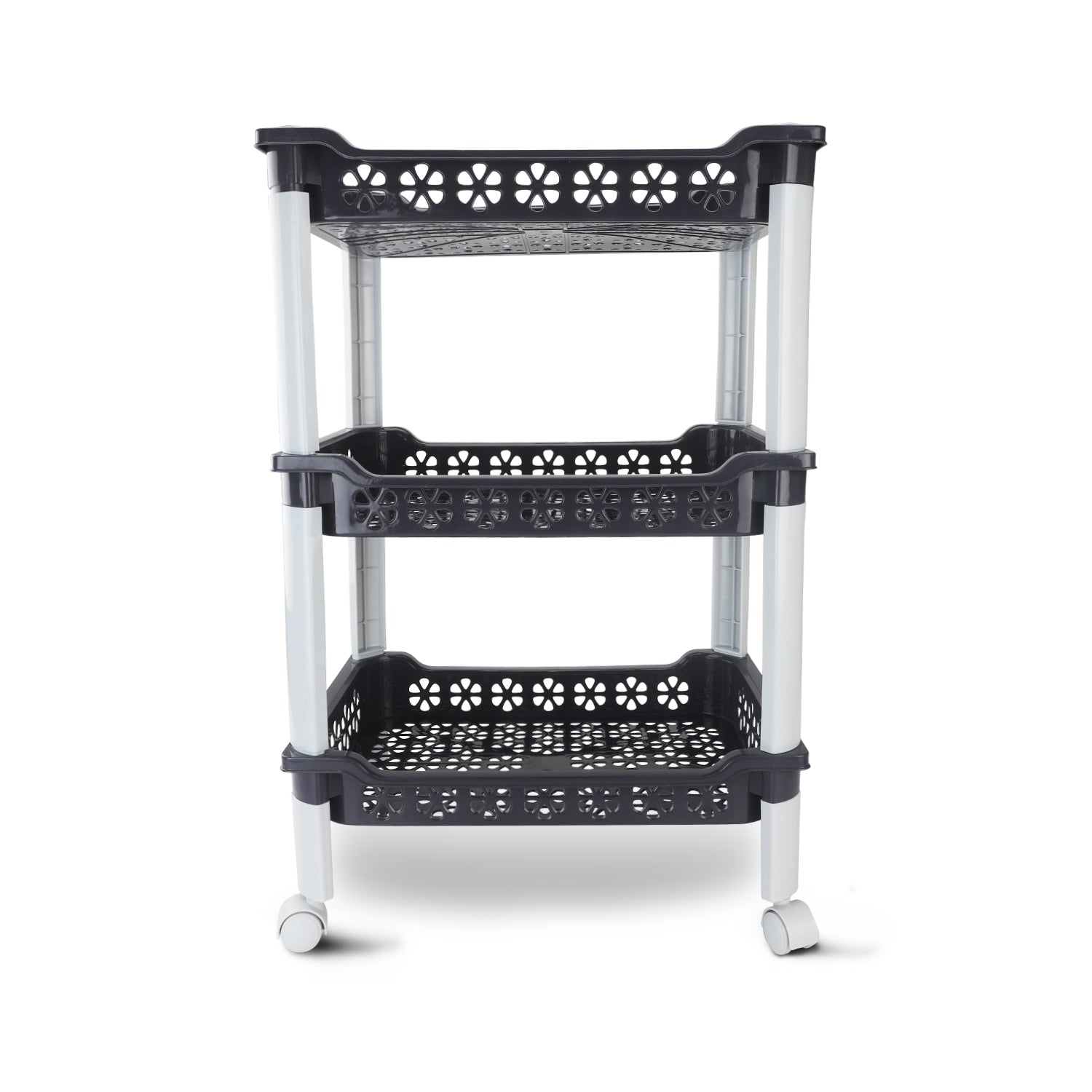 Candy Rectangular Trolley Grey / 3 Layer