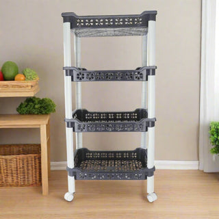 Candy Rectangular Trolley Grey / 4 Layer