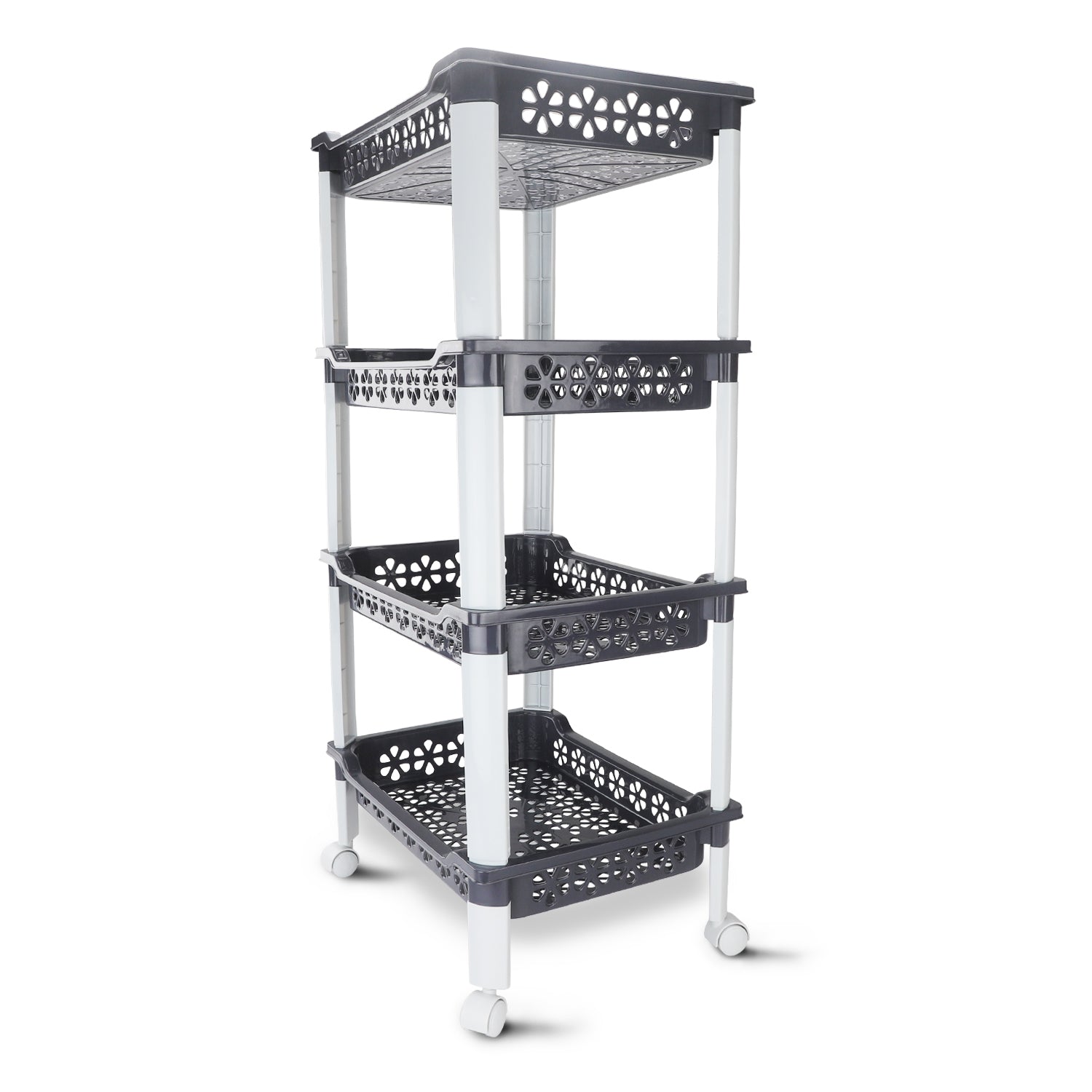 Candy Rectangular Trolley Grey / 4 Layer
