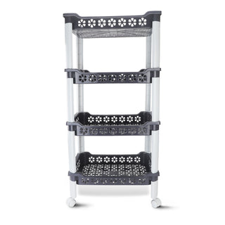 Candy Rectangular Trolley Grey / 4 Layer