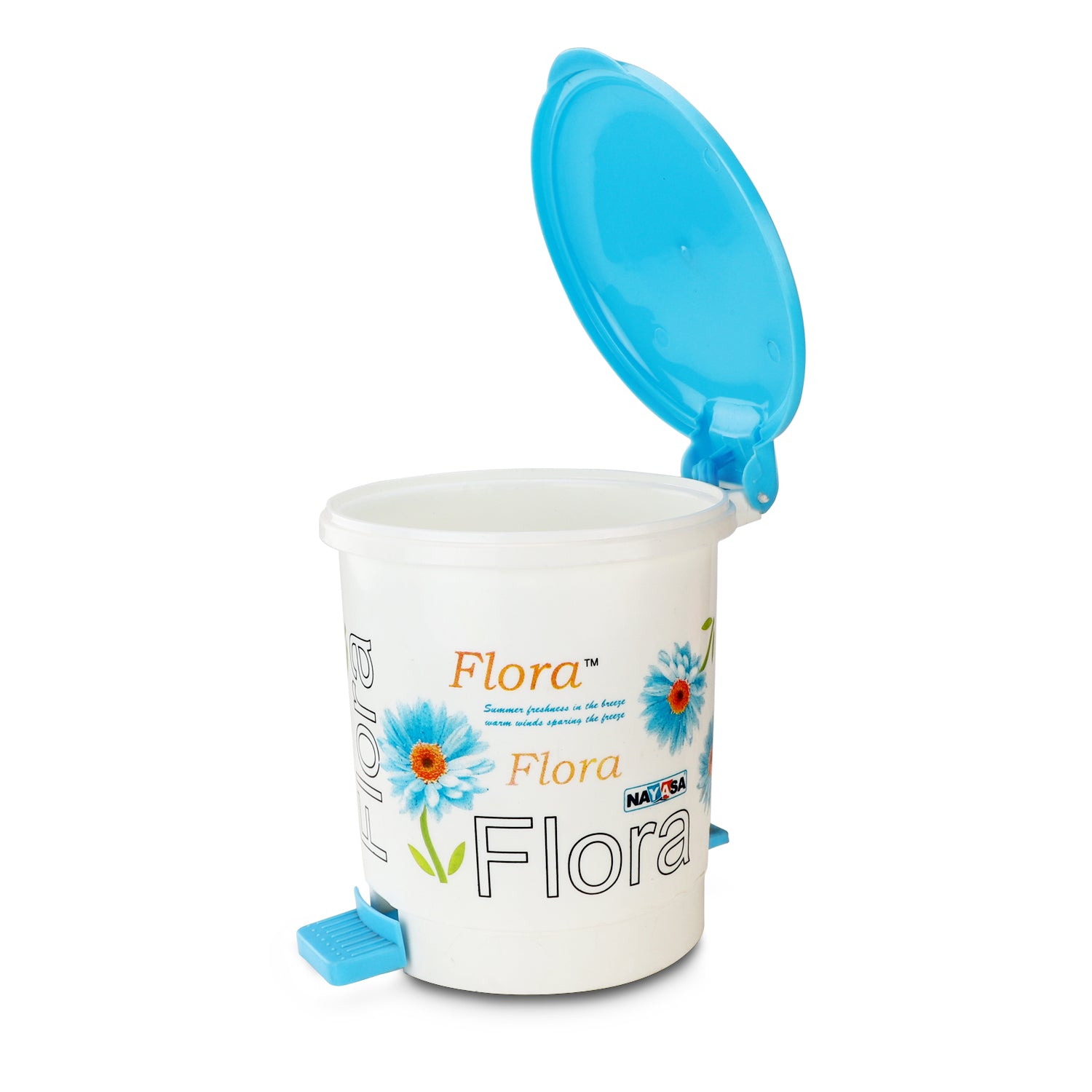 Cute Clean Dlx Table Top Dustbin, 2 Ltr Blue