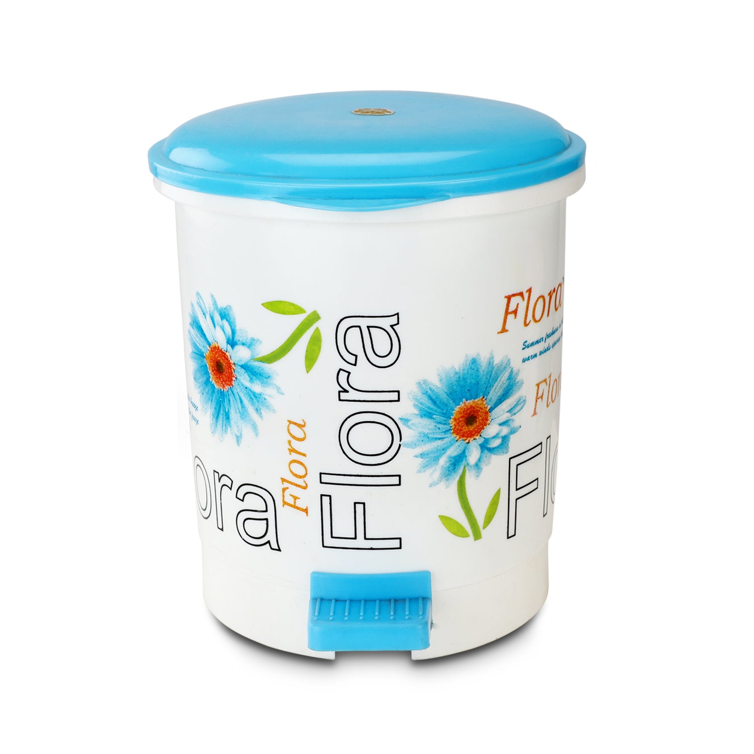 Cute Clean Dlx Table Top Dustbin, 2 Ltr Blue