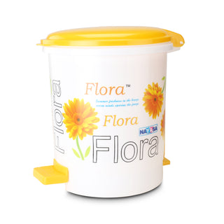 Cute Clean Dlx Table Top Dustbin, 2 Ltr Yellow