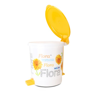 Cute Clean Dlx Table Top Dustbin, 2 Ltr Yellow