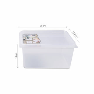 Stack N Store Storage Box, Transparent 5 Ltr / Set of 4