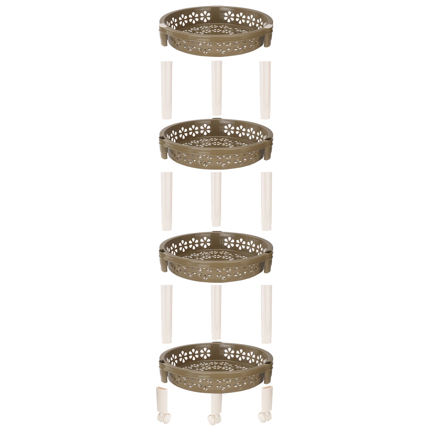 Candy Round Trolley Green / 4 Layer