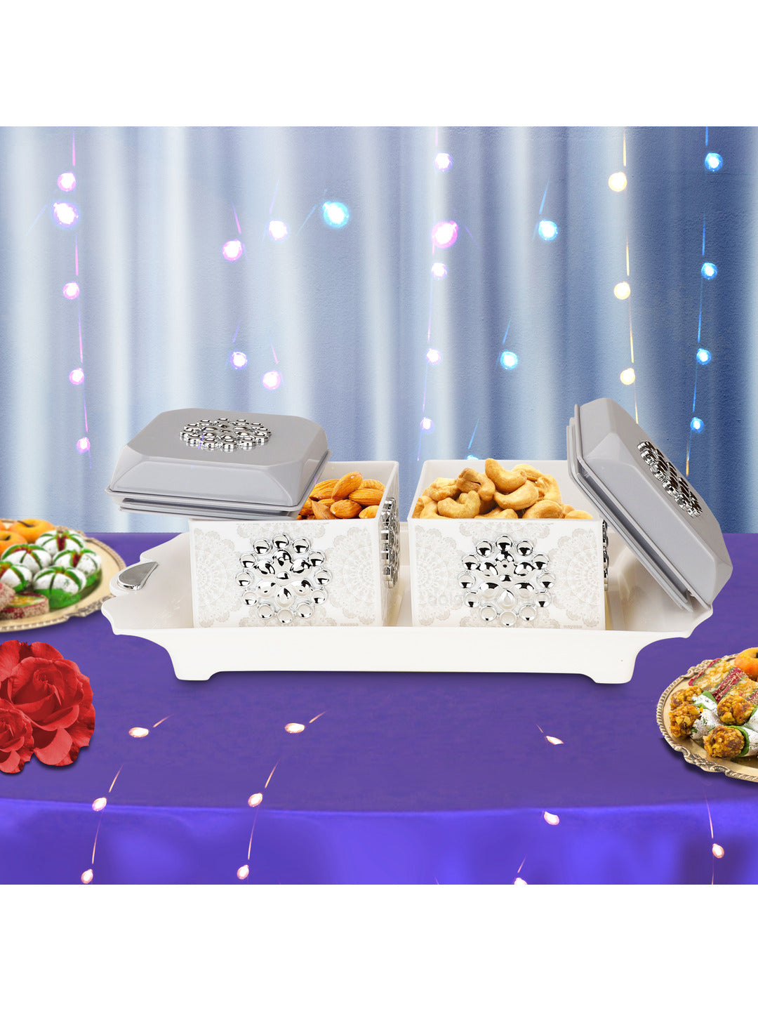 Florentine Dryfruit Set 2, 500 ml Grey