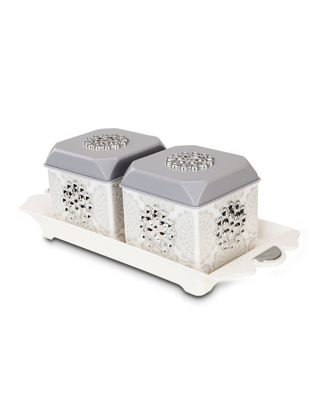 Florentine Dryfruit Set 2, 500 ml Grey