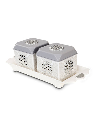 Florentine Dryfruit Set 2, 500 ml Grey