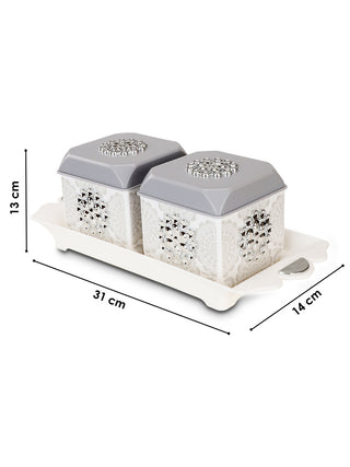 Florentine Dryfruit Set 2, 500 ml Grey