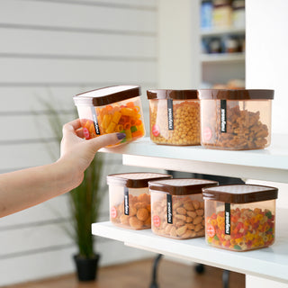 Fusion Food Storage Container Brown / 750 ml / Set of 3