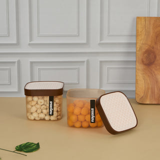 Fusion Food Storage Container Brown / 750 ml / Set of 6