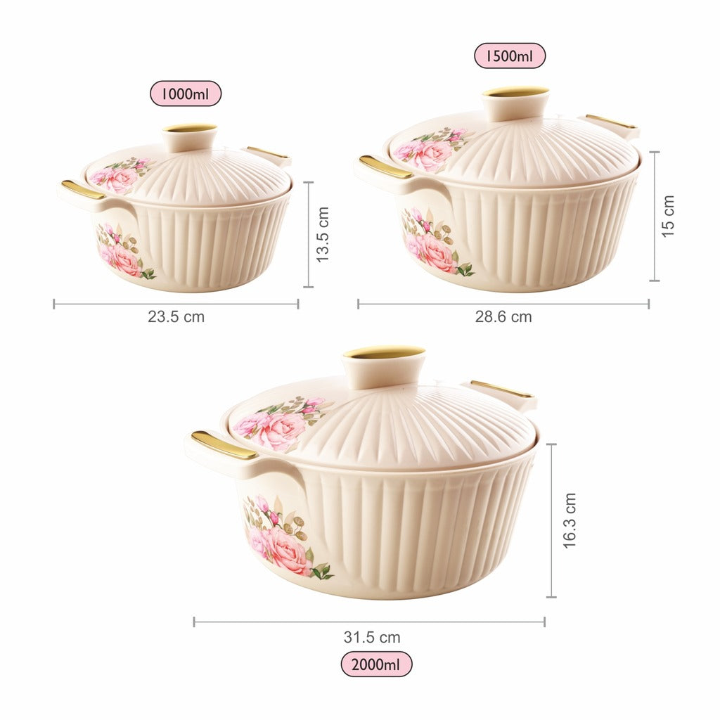 Medusa Casserole Gift Set Of 3 , 1000, 1500, 2000ml