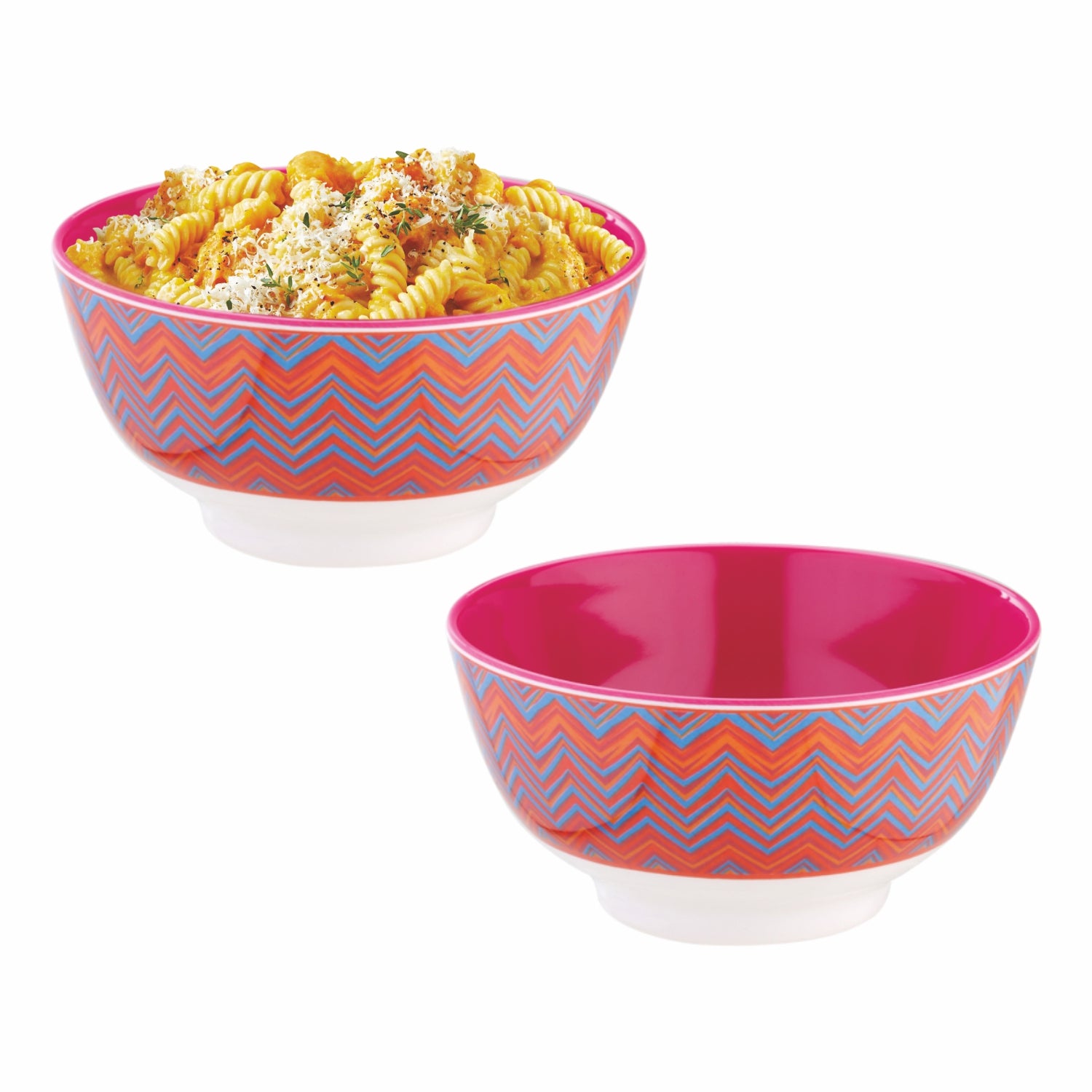 Melamine Noodle Bowl Deluxe, 350 ml Chevron / 2