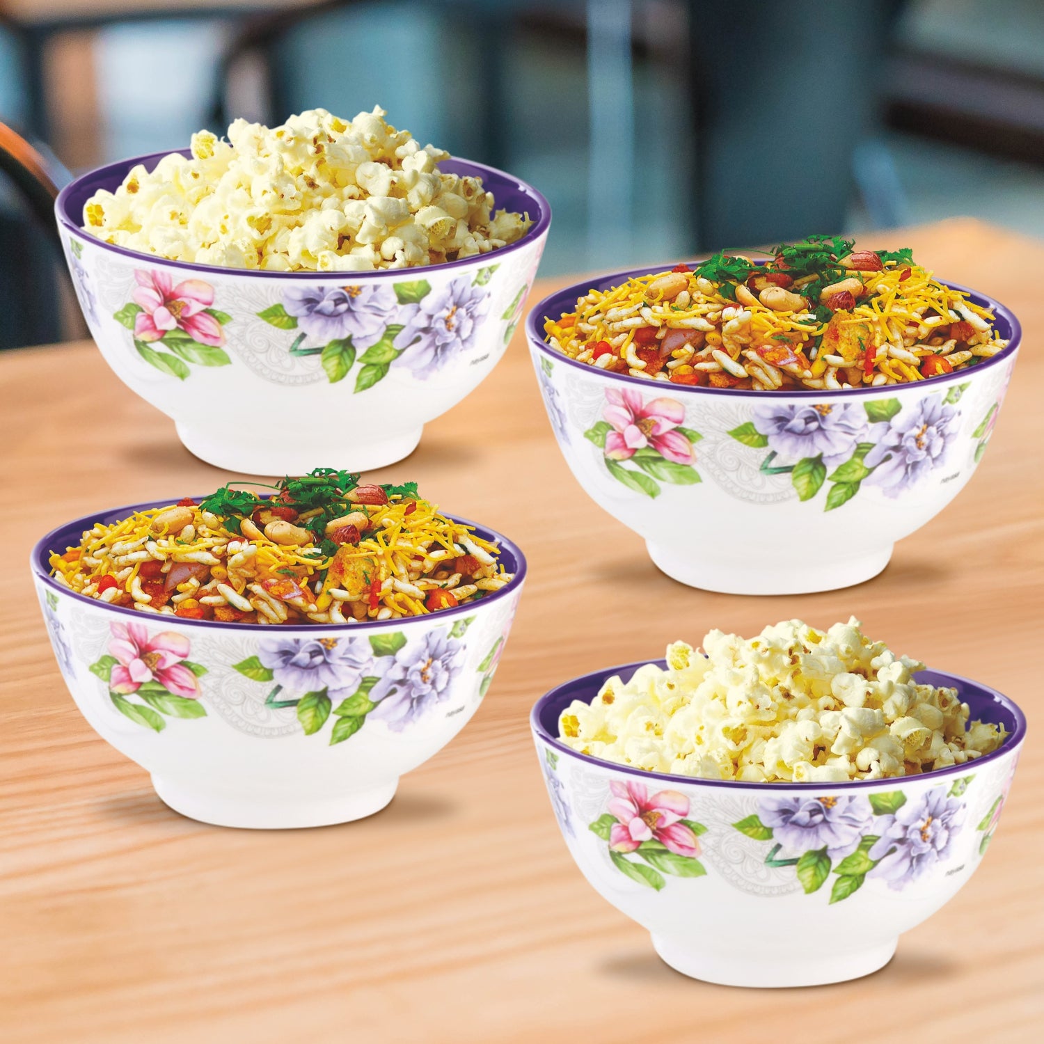 Melamine Noodle Bowl Deluxe, 1100 ml Violet Dream / 4
