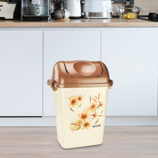 Swing Bin Dustbin Cream / 16.5 Ltrs