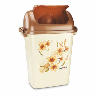 Swing Bin Dustbin Cream / 16.5 Ltrs