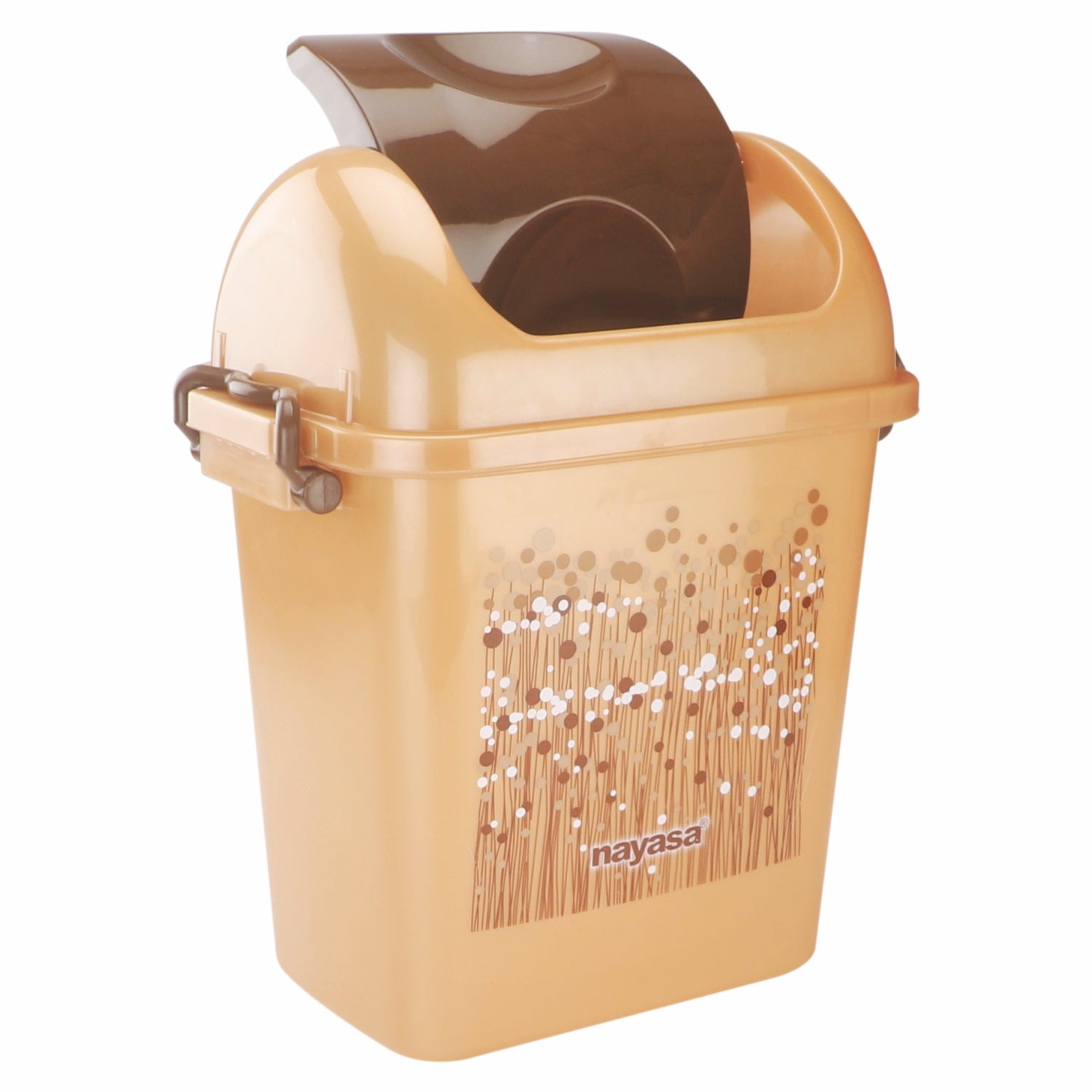 Funk Square Dustbin 14 Brown