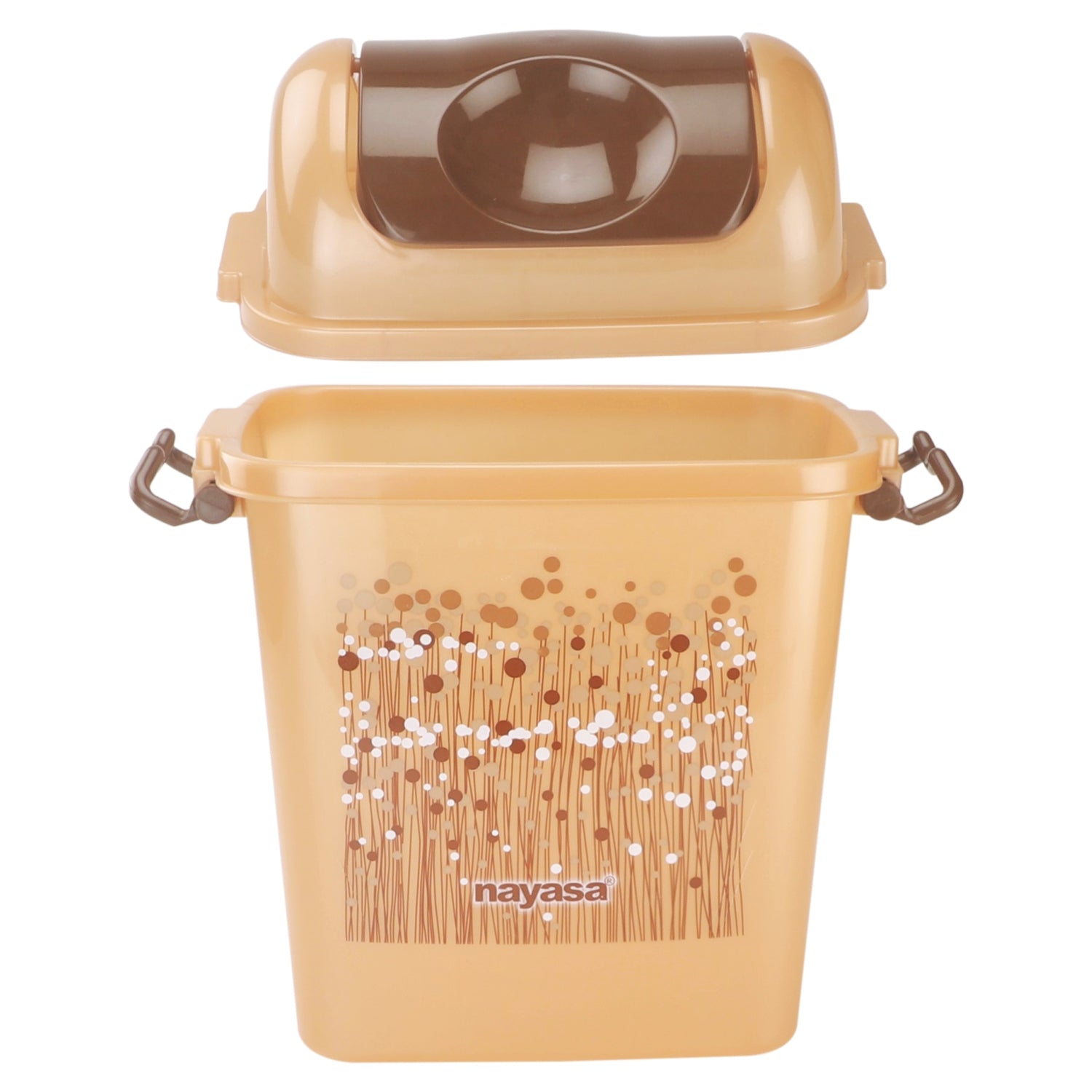 Funk Square Dustbin 14 Brown