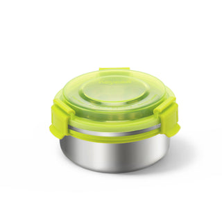 Aqua Lock Round Stainless Steel Food Container – 450 ml