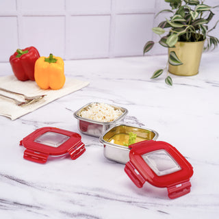 Square Eco Lock Lunch Box