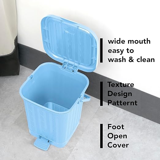 Mikado Waste Paper Dustbin Blue / 7.2 Ltrs