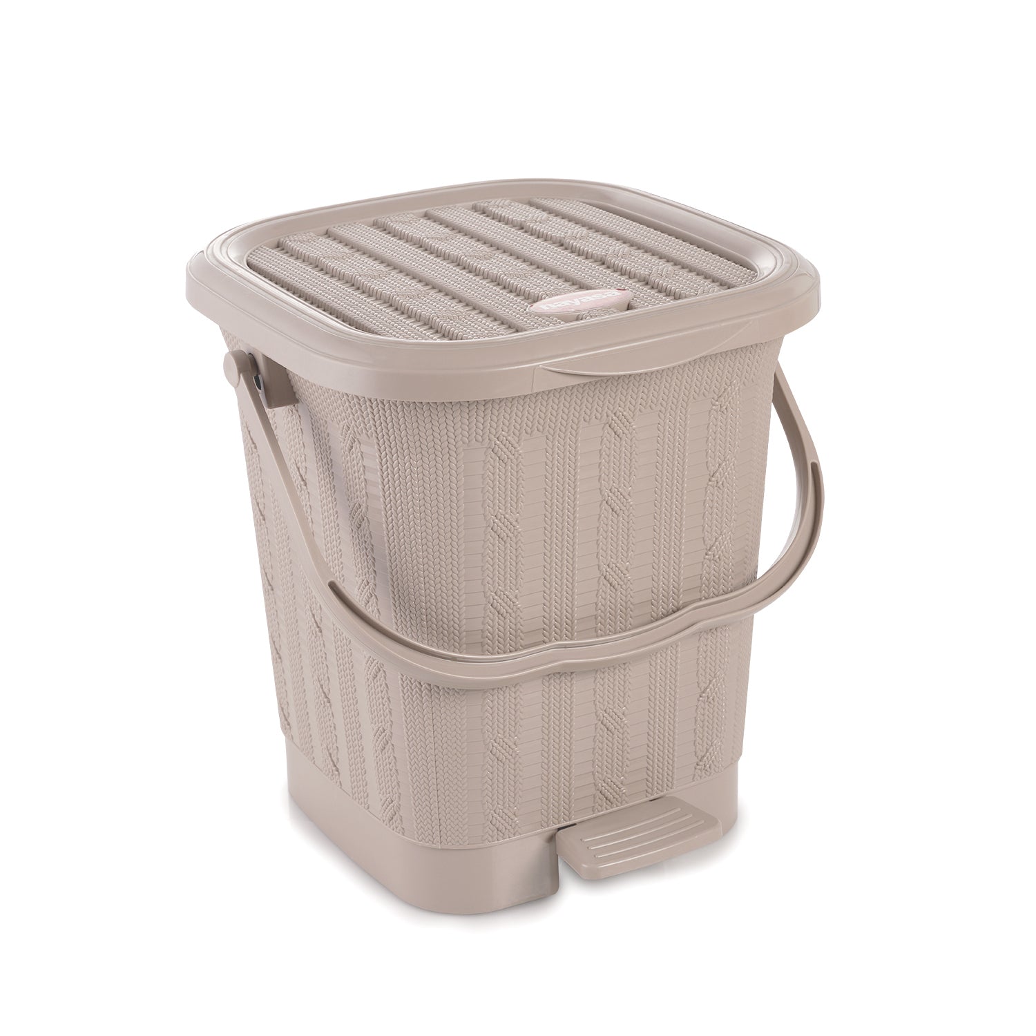 Mikado Waste Paper Dustbin Cream / 12.6 Ltrs