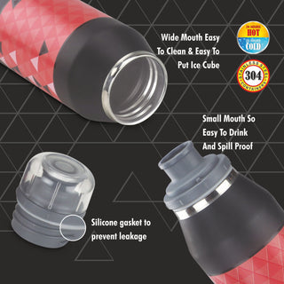 Twist N Sip Water Bottle Pink / 750 ml