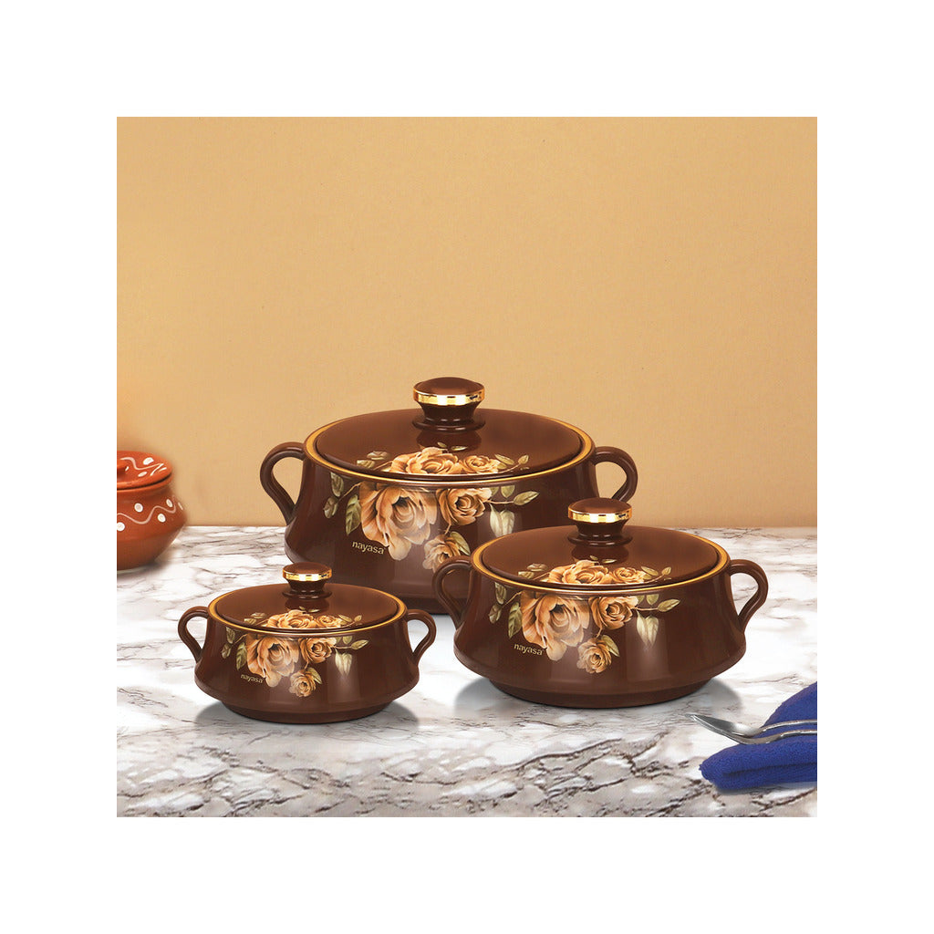 Lorenzo Casserole Gift Set Of 3  - 500, 1000, 1500 ML